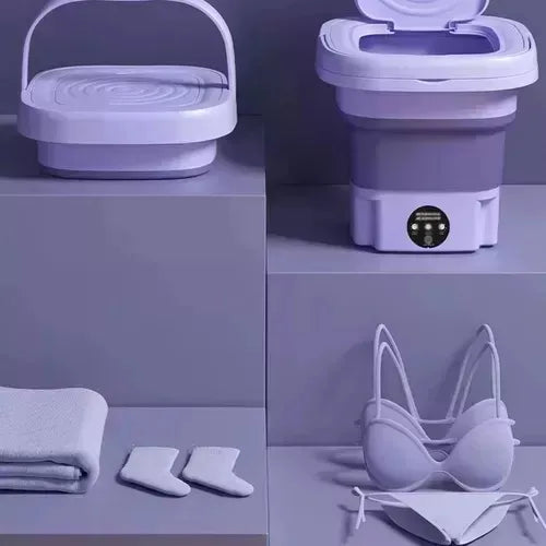 FoldWash Pro™ | Mini Lavadora Portátil Plegable