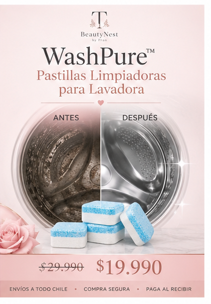 WashPure™ | Pastillas Limpiadoras para Lavadora