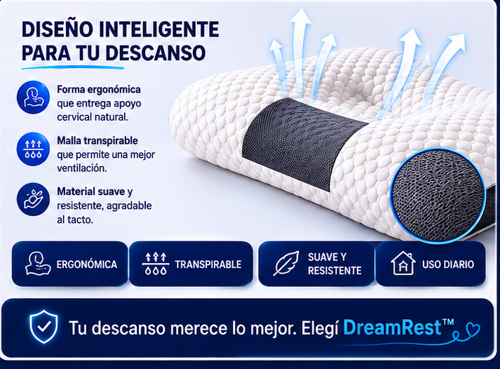 DreamRest™ | Almohada Cervical Premium