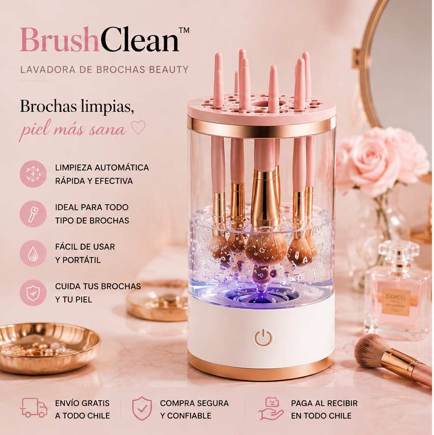 BrushClean™ | Lavadora de Brochas Beauty