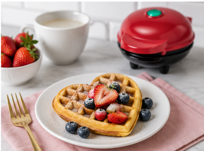 HeartWaffle Pro™ Mini Waflera de Corazón