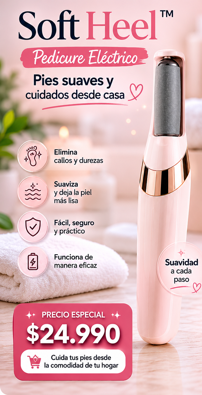 SoftHeel™ | Pedicure Eléctrico