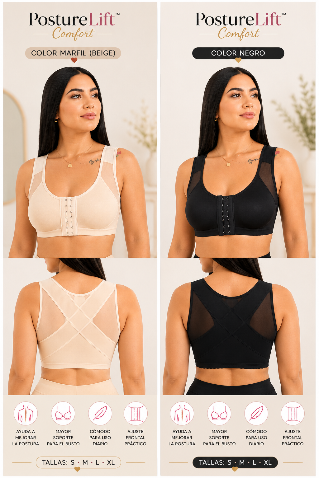 PostureLift™ Comfort | Sujetador Corrector de Postura