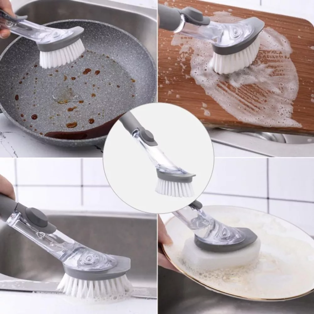 CleanFlow™ | Cepillo Dispensador Multifunción