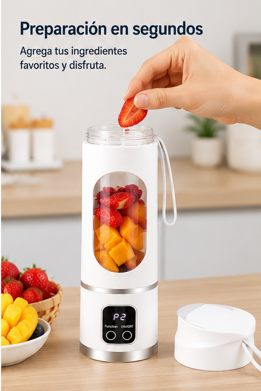 FreshMix Pro™ | Licuadora Procesadora Portátil USB