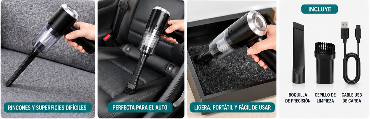 DustGo™ | Aspiradora Inalámbrica Portátil USB