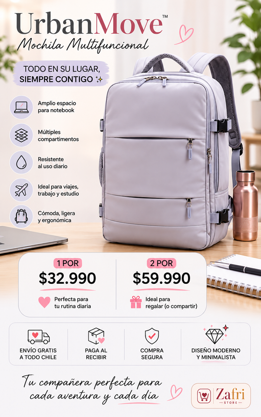 UrbanMove™ | Mochila Multifuncional