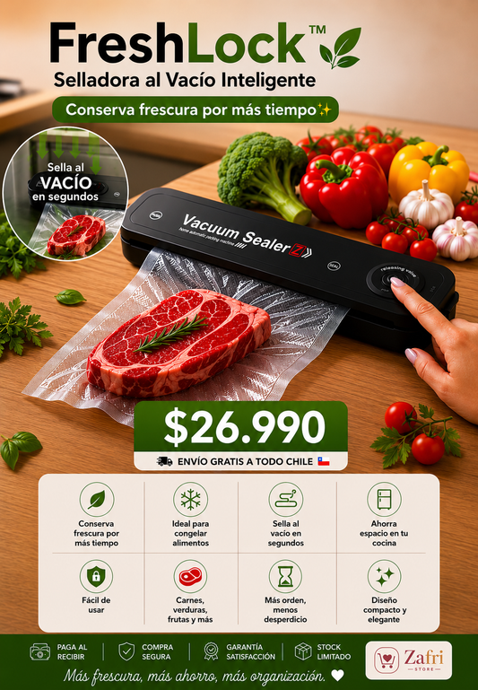 FreshLock™ | Selladora al Vacío Inteligente