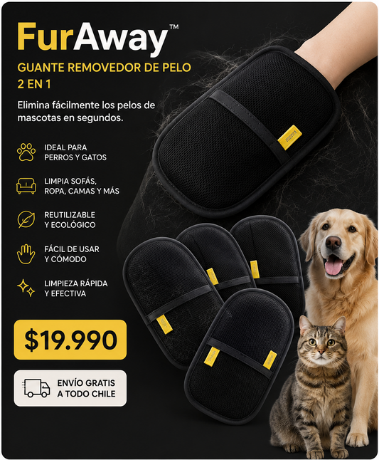 FurAway™ | Guante Removedor de Pelo