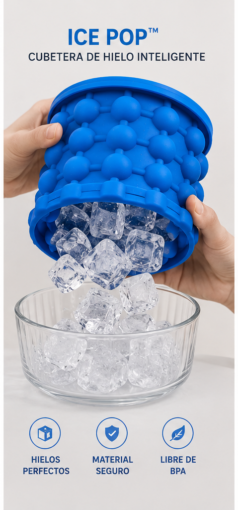 🧊 IcePop™ | Cubetera de Hielo Inteligente