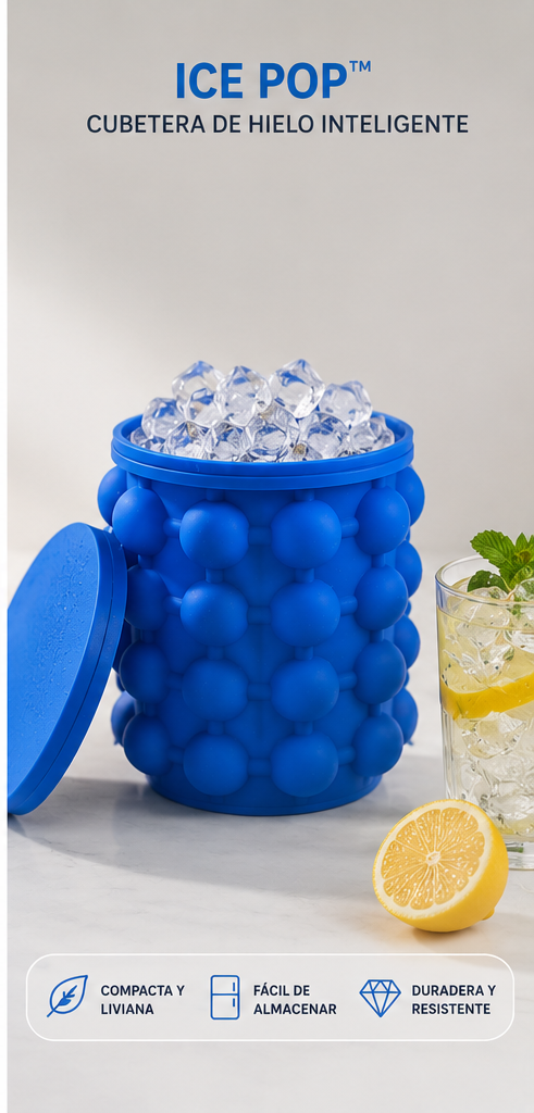🧊 IcePop™ | Cubetera de Hielo Inteligente