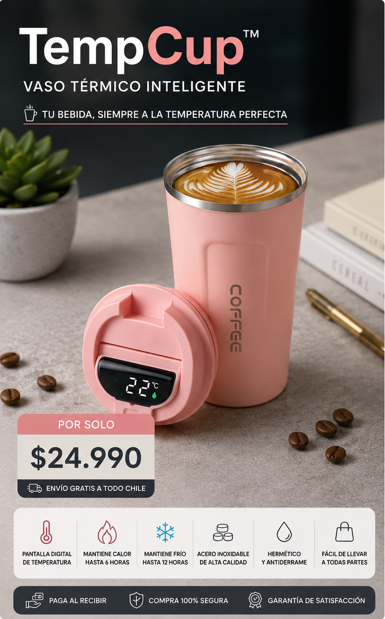TempCup™ | Vaso Térmico Inteligente