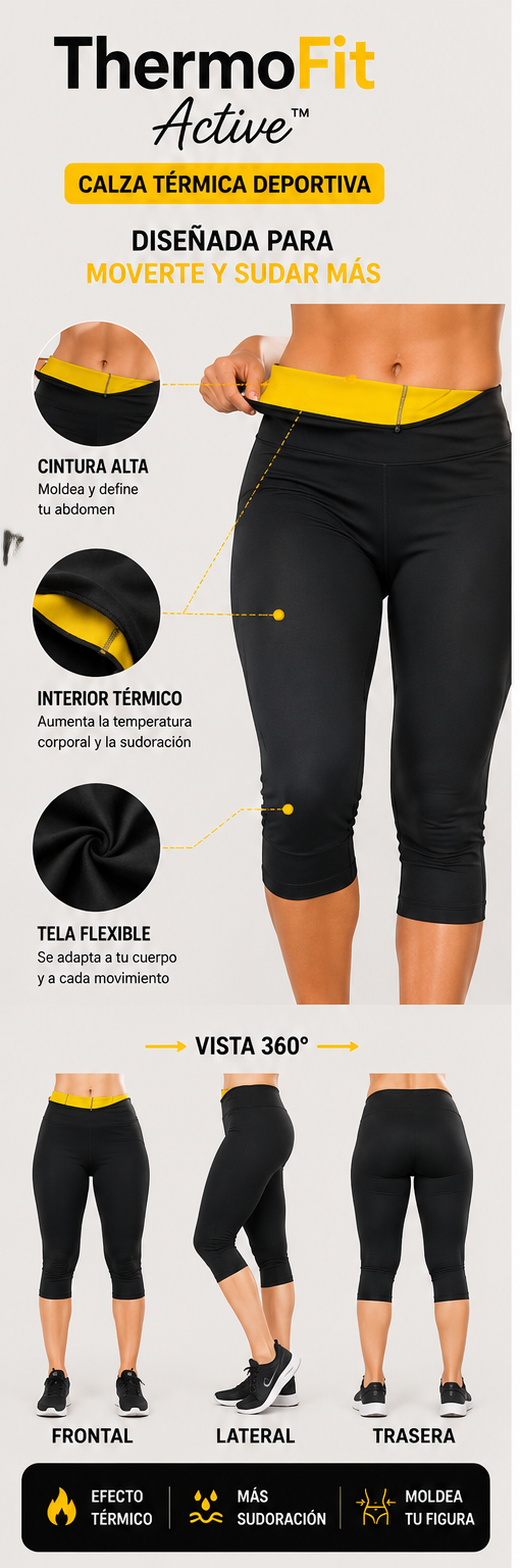 ThermoFit Active™ | Calza Térmica Deportiva