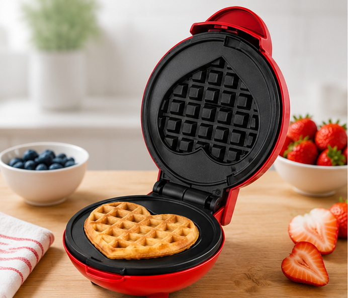 HeartWaffle Pro™ Mini Waflera de Corazón