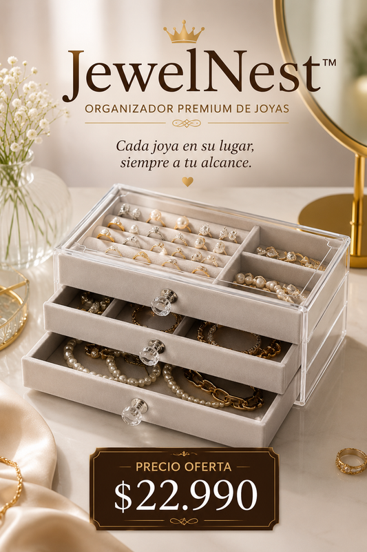 JewelNest™ Organizador Premium de Joyas
