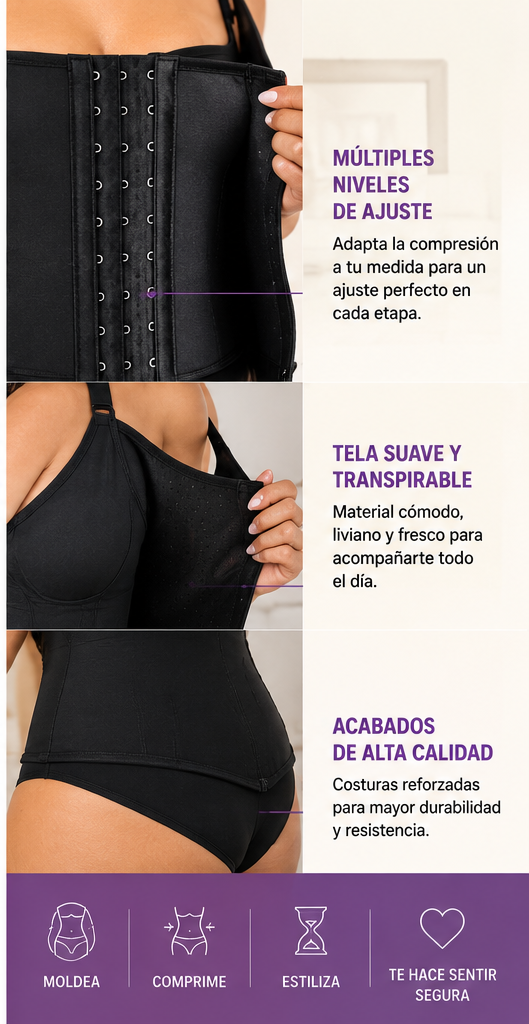 SculptFit Pro™ Faja Moldeadora Doble Compresión