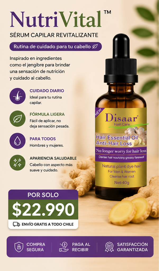 NutriVital™ | Sérum Capilar Revitalizante