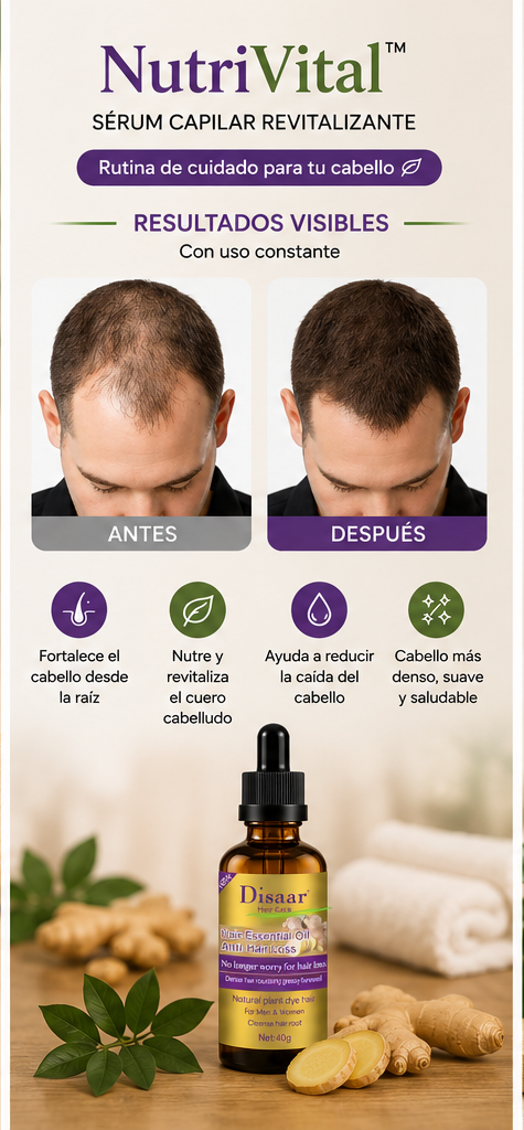 NutriVital™ | Sérum Capilar Revitalizante