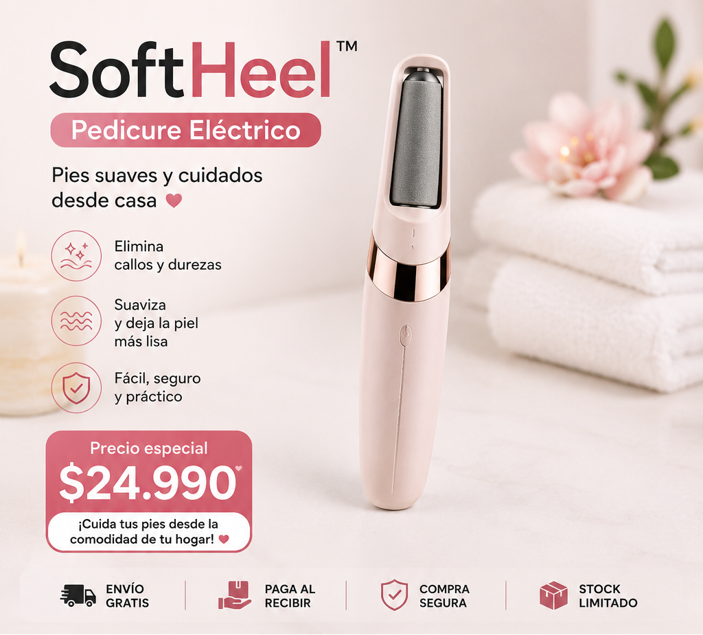 SoftHeel™ | Pedicure Eléctrico