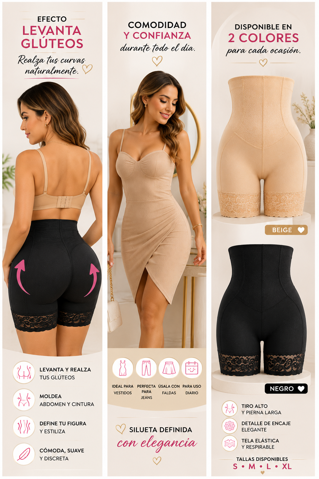CurveLift™ Premium | Short Moldeador Levanta Glúteos